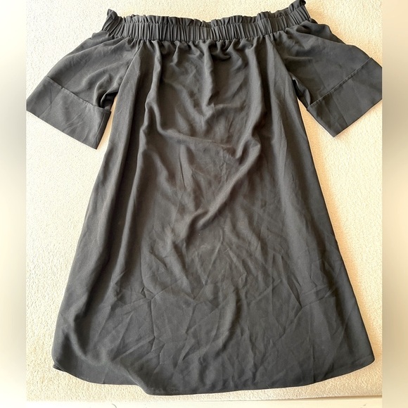 Rachel Roy Off-Shoulder Black Dress 1X - Picture 2 of 14
